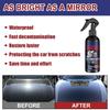 Car Spray, Ceramic Polish, 3 in 1 Ceramic Car Coating Spray, Multi Functional Coating Renewal Agent, Scratch Quick Repair, Fast-Acting (2set)