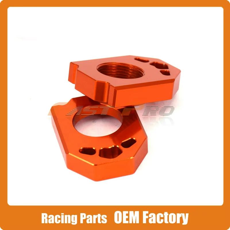 For KTM SX SXF XC XCF 125 150 200 250 300 350 400 450 2013-2022 Motorcycle CNC Rear Chain Adjuster Axle Block