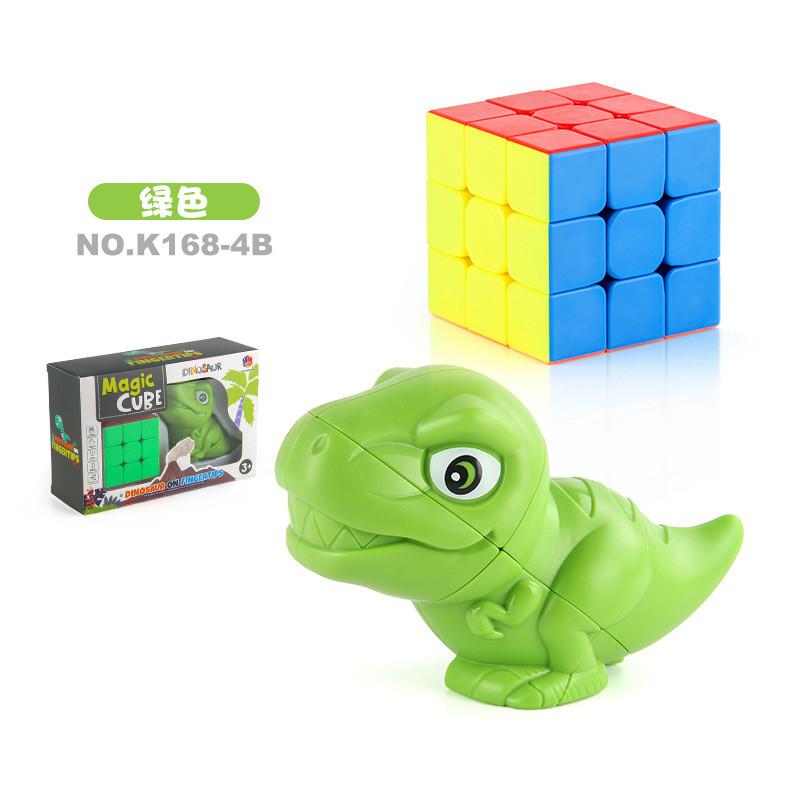 

Educational And Entertaining Children s 2 In 1 Dinosaur Puzzle Cube Set For Brain Development Green