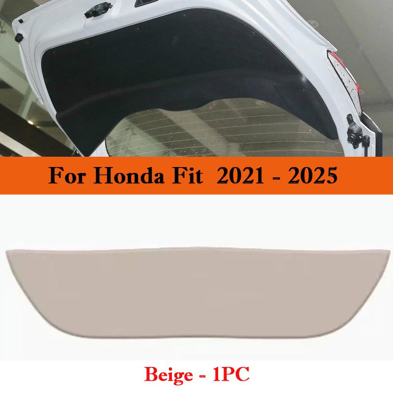 For Honda Fit 2014-2026 Car Trunk Door Anti Kick Pad Tailgate Anti-Scratch Protective Sticker Cargo Liner Interior Accessories