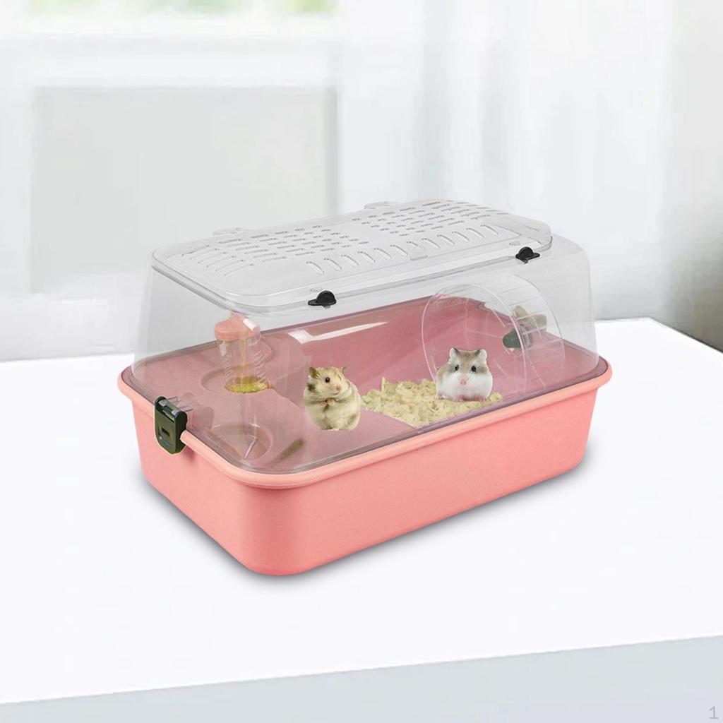 Hamster Cage Exercise Playing House Portable Activity Transparent Cover Small Pet Supplies Outgoing