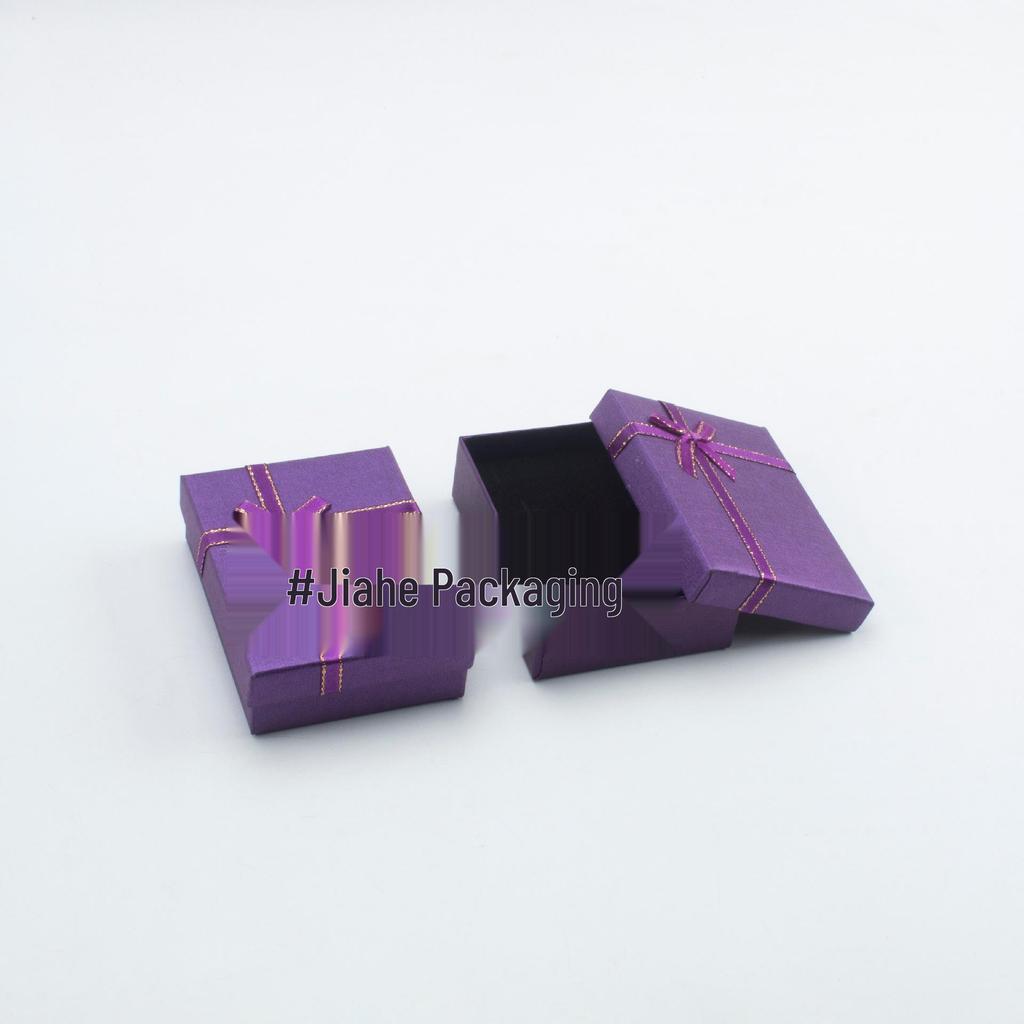 Candy Color Ribbon Bow Necklace Gift Box - High-End Pearlescent Cloud Design