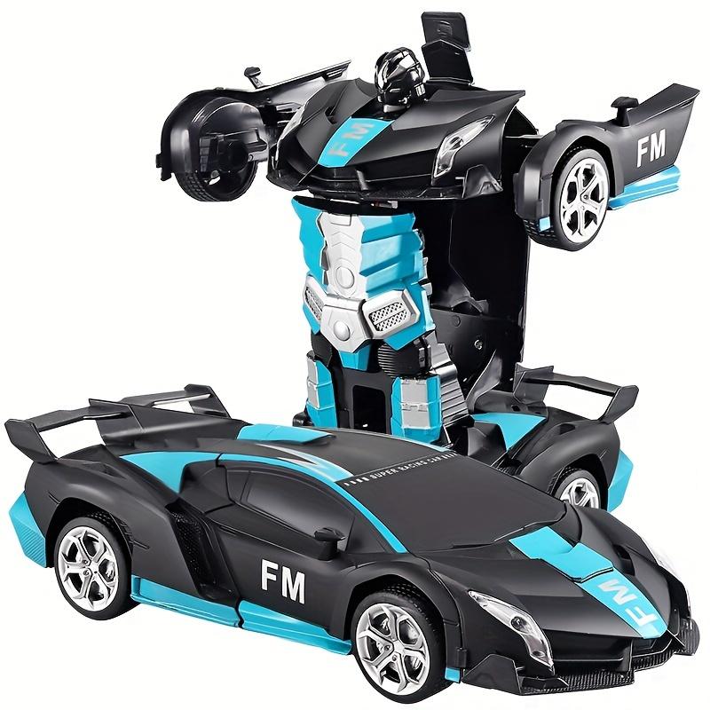Electric RC Car 2 In 1 Transformation Robots Sports Vehicle Model Robots Boys Toys Remote Cool RC Deformation Cars Kid Toy Gifts