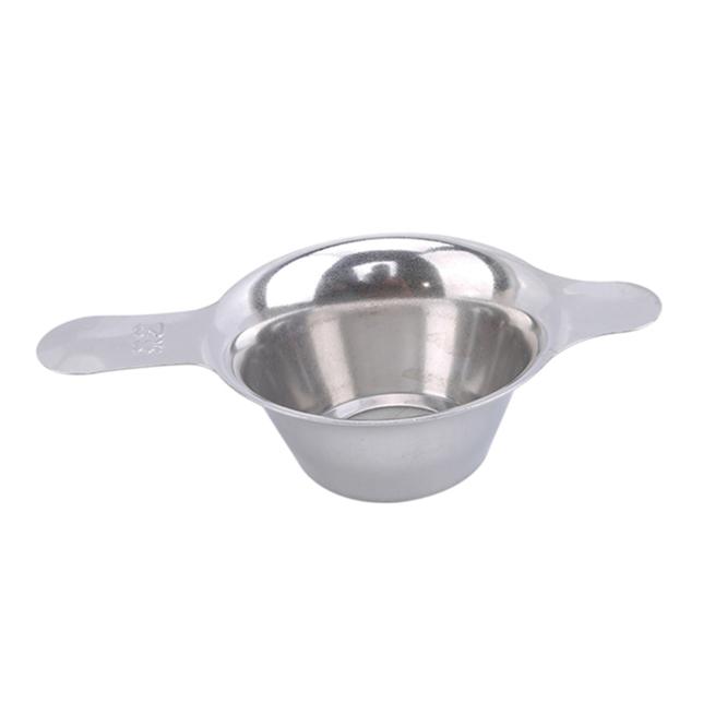 Teekannen Infuser Sieb Filter Tassen 1 stücke für Mini Doppelgriffe wiederverwendbare Edelstahl