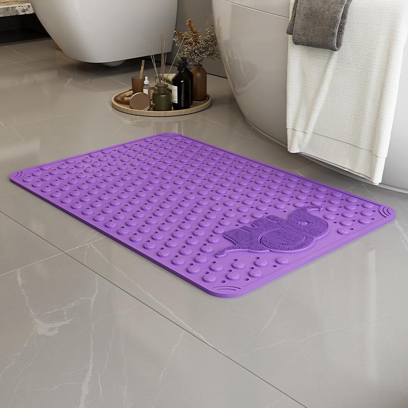 Bathroom Slip-resistant Mat Shower House Kids Fall Proof Mat Bathroom Bath Mat Environmentally Friendly PVC Massage Mat