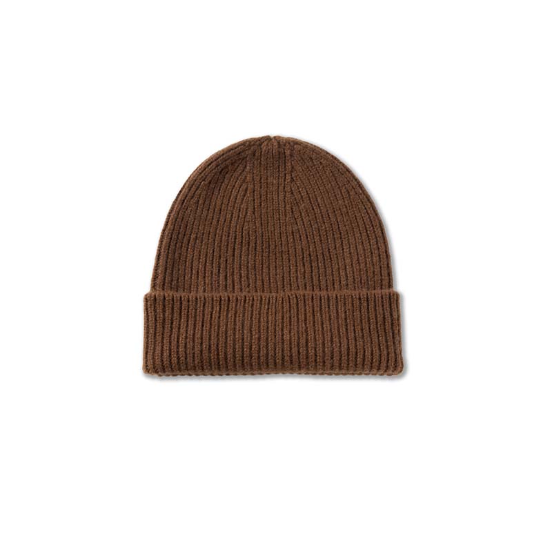 Solid 100%Wool Knitted Winter Hat Fashion Warm Hats For Women and Men