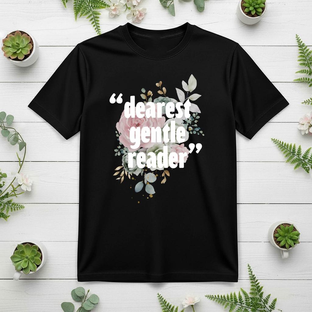 Dear Gentleman Reader Letter Print Gift 2026 Summer Mens Womens Luxury Pure Cotton Oversized Tshirt Street Wear Y2K