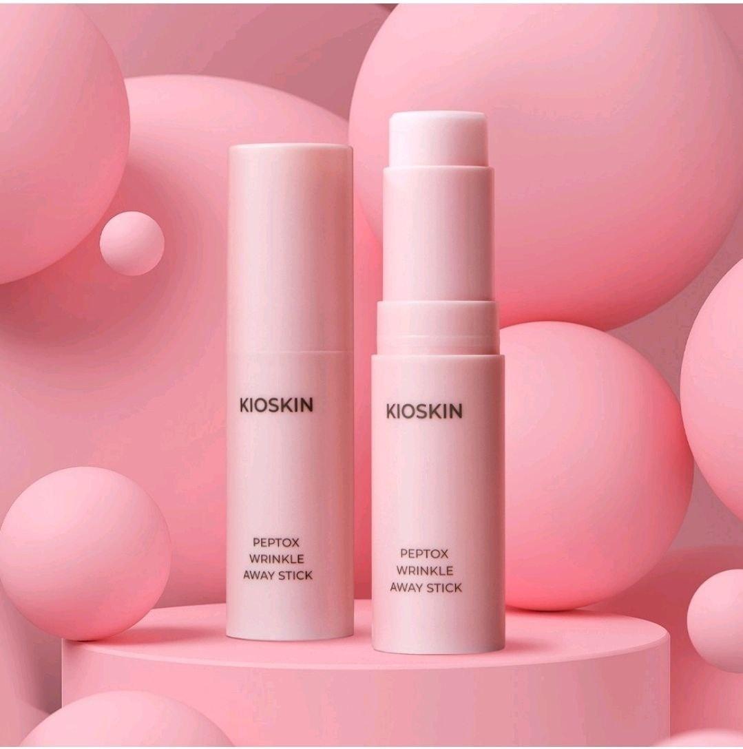 

KIOSKIN Peptox Wrinkle Away Мультибальзам-стик против морщин Ботокс-подобный уход 12 г х 2 шт., Антивозрастной, Увлажняющий, Корейская косметика, K-beauty