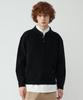 UNTAPPED STUDIO [2Pack] Oversized Henley Neck Collar Knit T-Shirt 2 Colors