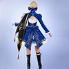 Saber Cosplay Costume Game Honkai: Star Rail x Fate Uniform Halloween Carnival Party Christmas Play Role Clothes Clothing