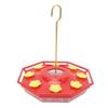 8 Yellow Flower   Feeder Plastic   Feeder with Copper Hook for Outdoors Hanging