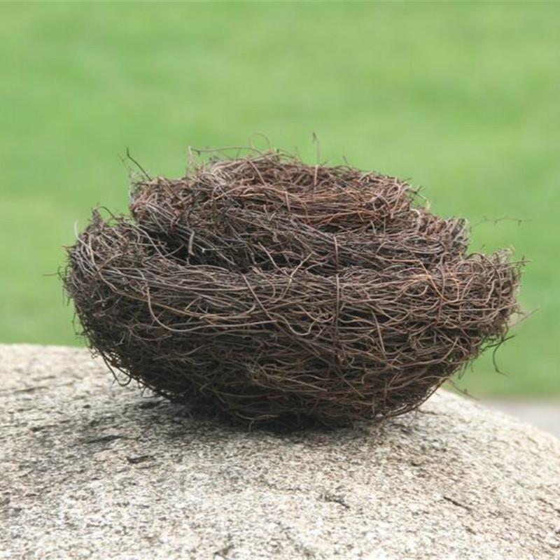 Nature 6/8/10/12/15/20cm Vintage Decoration Prop Bird Nest Bird Cage Creative for Optical Store Window Display Photography Props