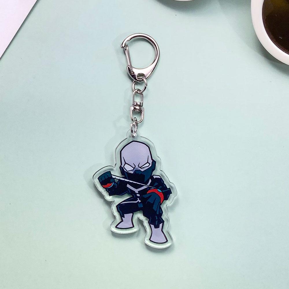 Anime Characters My Hero Academia Acrylic Kawaii Keychain Accessories Trendy Bag Charms Pendant Key Ring Gifts For Friends