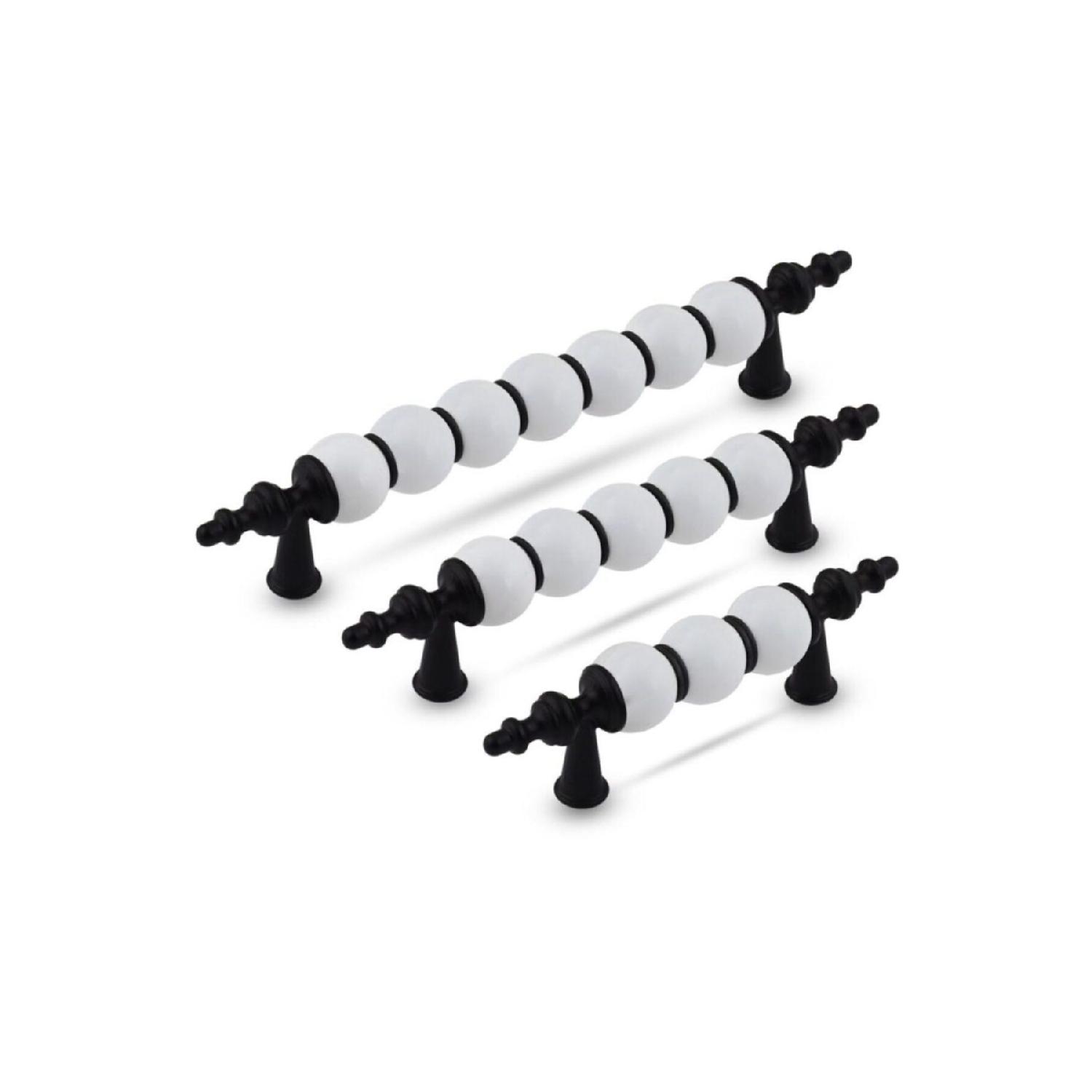 

Black 160 Mm Bead Cabinet Drawer Furniture Handles