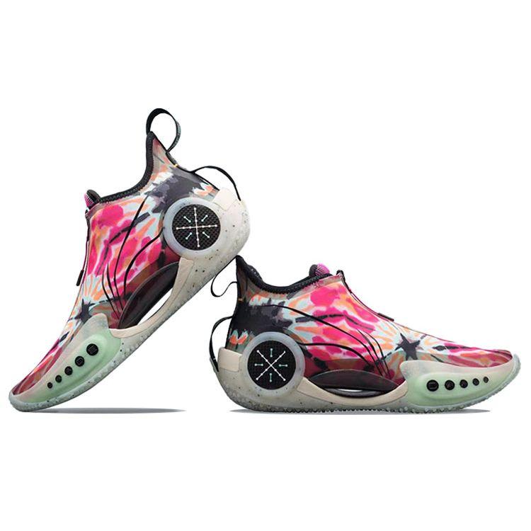 Li-Ning Way of Wade 9 Florida Men Sneakers Pink White ABAR119-9