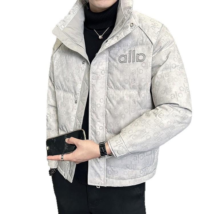 Men's 2025 Winter Trendy Printed Down Jacket - Lightweight, Thick & Stand Collar Outerwear