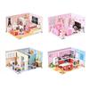 Bedroom Pretend Play Paper Doll House Living Room 3D Paper Puzzle Room  Kindergarten