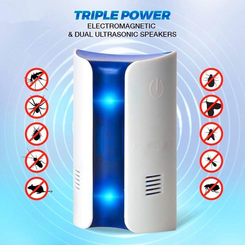 Electronic Mouse Ultrasonic Insect Roach Ant Spider Flea Repellent Mosquito Tool