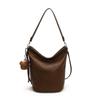 Korean Retro Niche 2025 Women's Underarm Bucket Bag – Simple, Trendy Shoulder Bag for Commuting