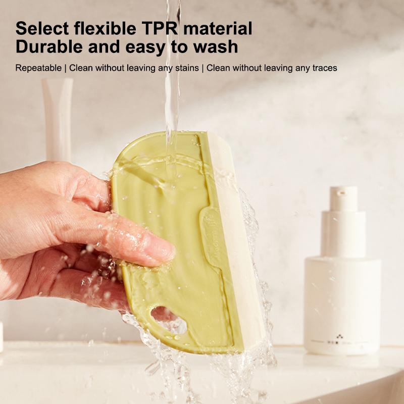 Non-Scratch Handy Squeegee Kitchen Sink Countertop Squeegee Window Mirror Water Wiper Clean Scraping Film Scraper