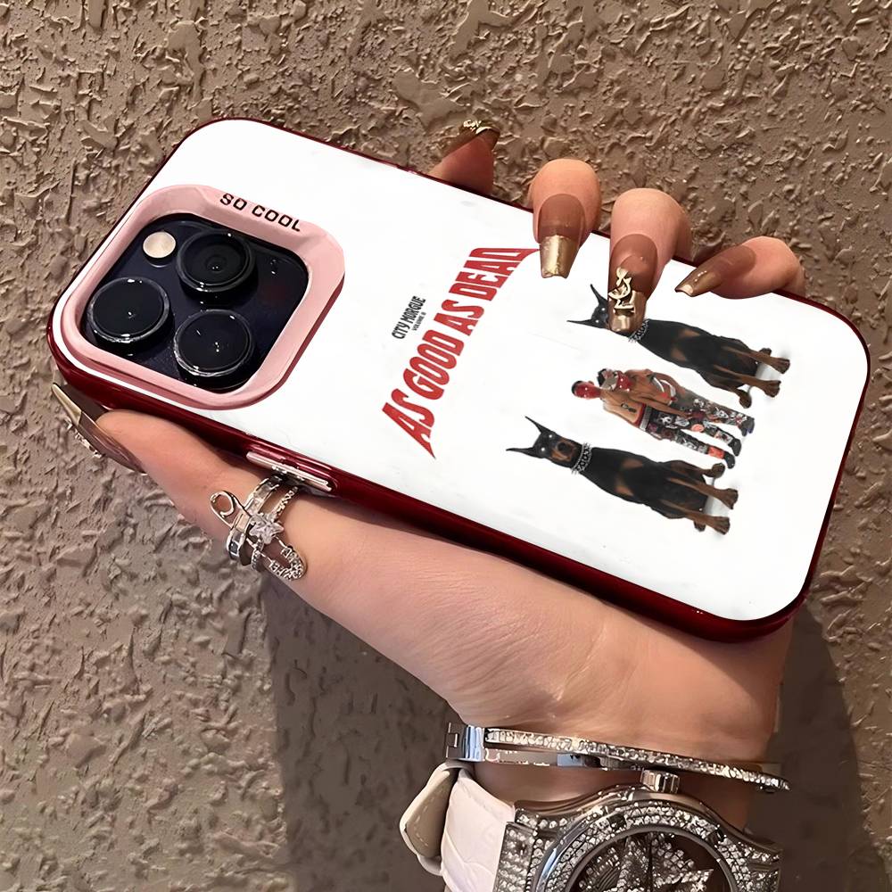 

C-City M-Morgue Zillakami Phone Case For IPhone 17 16 15 14 11 12 13 Pro Max Pro Plus Colored Silver Cover iPhone 14pro max