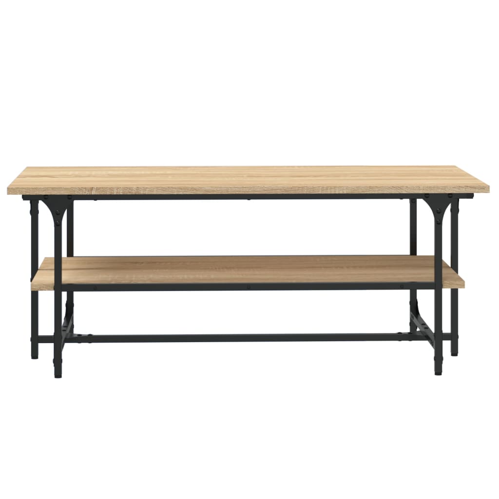  Coffee Table, Sonoma Oak 100x50x40 Cm Wood-based Material
