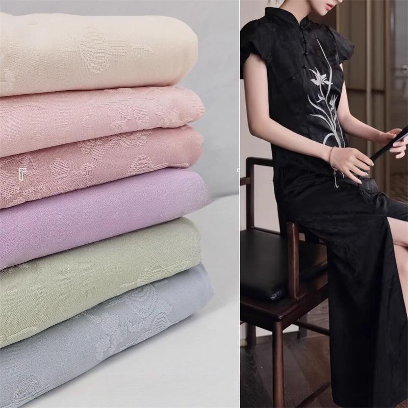 100x150cm Three-dimensional Four-sided Elastic Knitted Fabric Embossed Small Lantern Jacquard Fabric for Women's Dresses Sewing