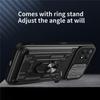 Case For Xiaomi Redmi 10C Luxury Shockproof Slide Camera Lens Armor Phone Cases For Redmi 10C 10 C redmi10C 4G  Card Holder Ring Stand Cover