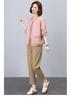 Women's Spring/Autumn Loose Baseball Jacket - Button Cardigan Top for Middle-Aged Moms (2025 Collection)