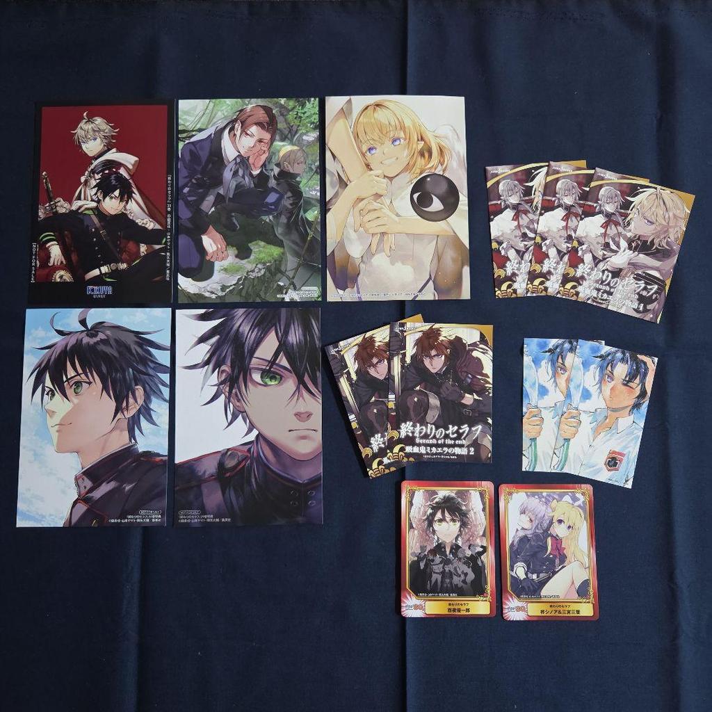 [USED] Seraph of the End Bonus Illustration Card Postcard