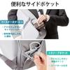 Elecom Backpack, Work Mode/Oshigoto Mode, Ita Bag, with Movable Transparent Window, Fits Laptops Up To 15.6 Inch, Gray, BM-OGBP01GY