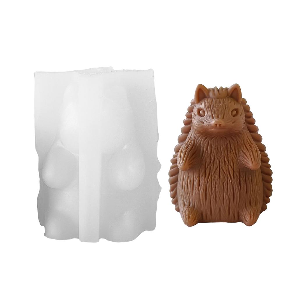 Elegant Home Decoration Sturdy Silicone Mould Portable Accessory for Hedgehog Candle Holder Handmade Craft Supplies Tool