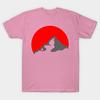 T Shirt Women Red Mountain Sunshine Harajuku Print Kawaii Tshirt Summer Short Sleeve Female T-Shirt Top Tee