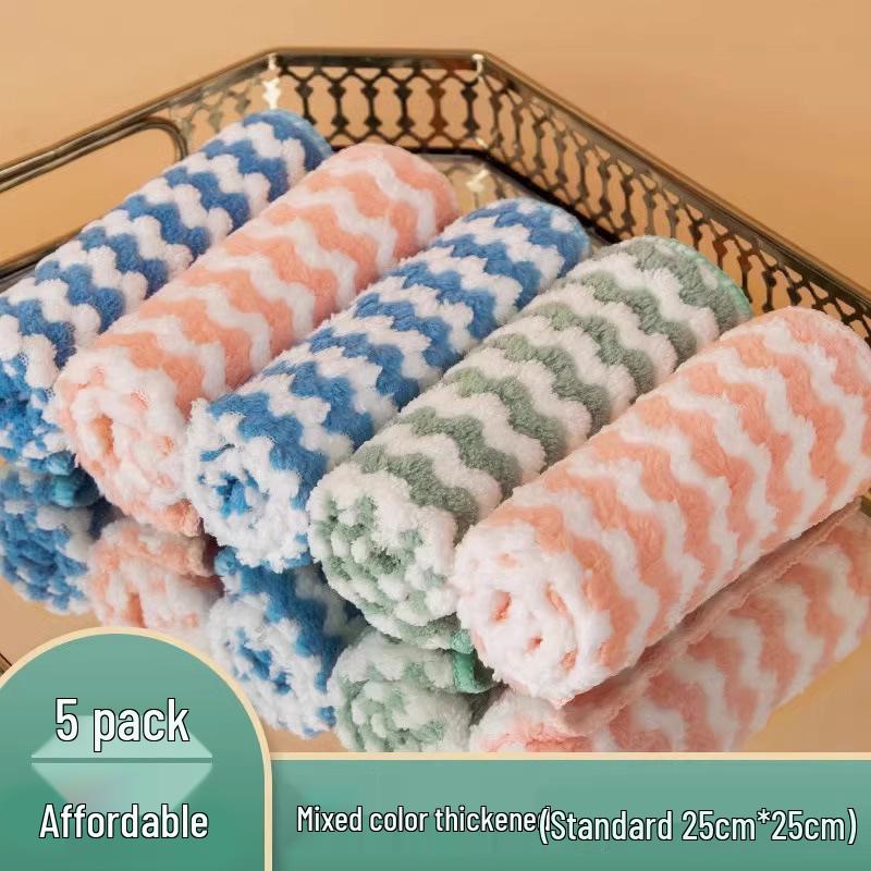 Non-Stick Absorbent Kitchen Dishcloth - Easy to Clean, Lint-Free, and Perfect for Housework.