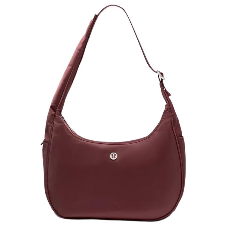 

Lululemon City Essentials 4L Adjustable Strap Nylon Shoulder Bag Women Shoulder Bag Burgundy LW9GF7S-075005 Burgundy