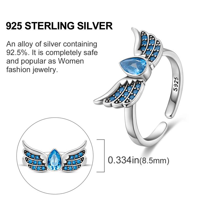 Originální stříbrný prsten 925 Barevné diamanty Zirkony Prsten na prst Pro ženy Šperky Svatební Zásnubní Dárek k narozeninám