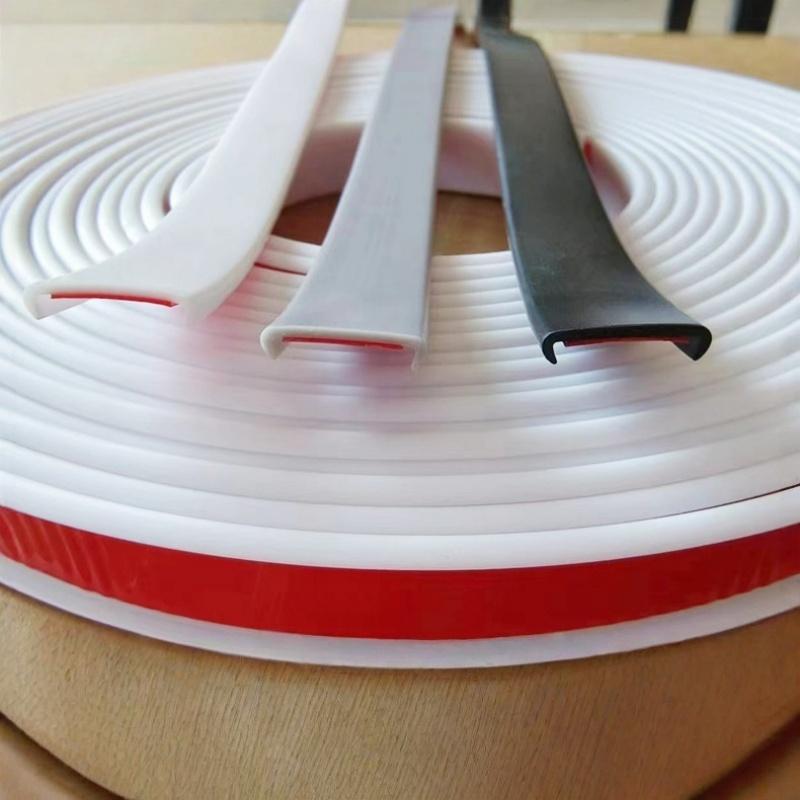 1Pc 196.85in Flexible U-Shape Edge Banding Furniture Edge Strip Self Adhesive Edging Trim Edge Protector for Countertop Cabinets