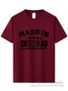 Tee Fashion Made In 1967 T Shirts Cotton Funny O Neck Birthday Gift T-shirt Tops Tee Cool Mans Tshirt