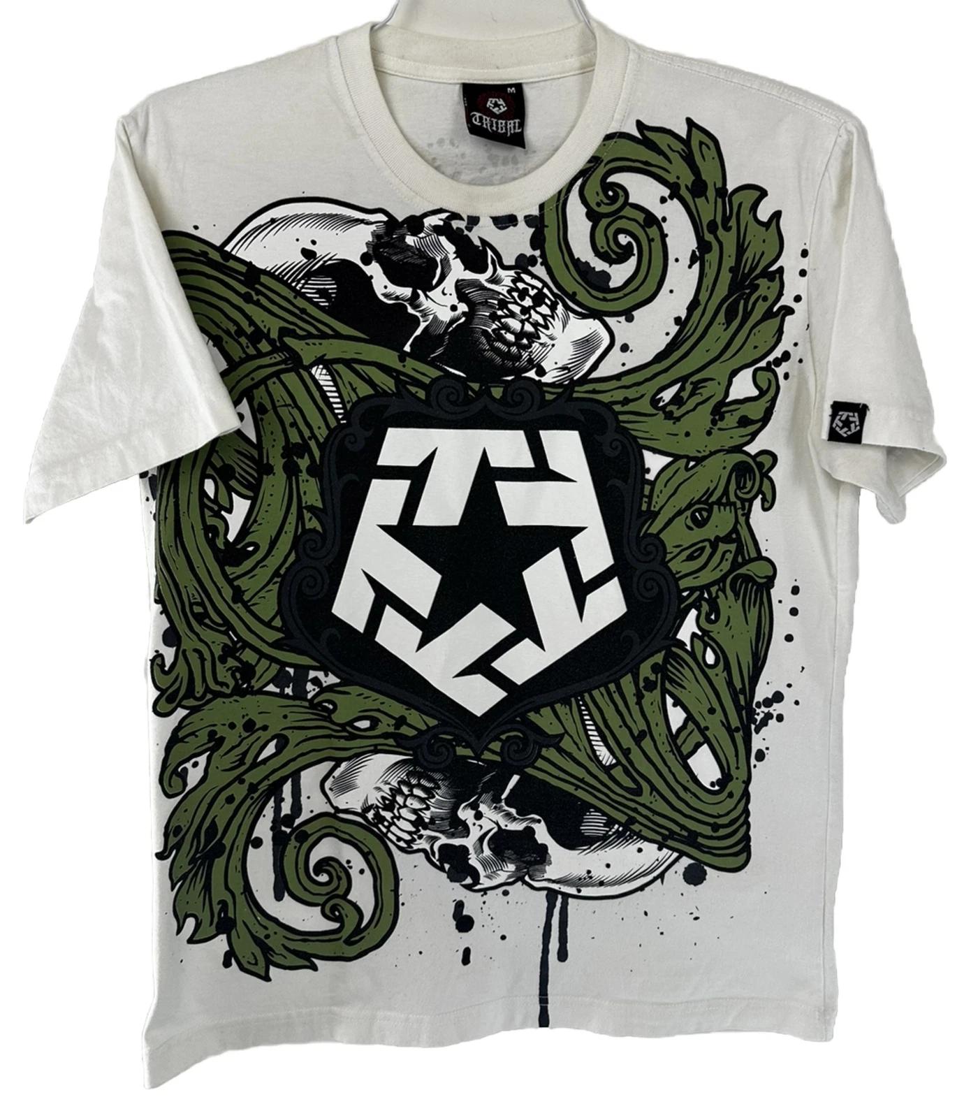 

Винтажная футболка Tribal Gear 90-е Y2K Streetwear Graffiti Hip Hop Conart Размер M S