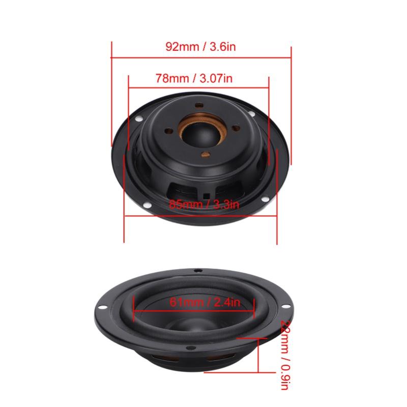 DIY Woofer Diaphragm Subwoofer Passive Radiator Booster Speaker Replacement Kit Diaphragm