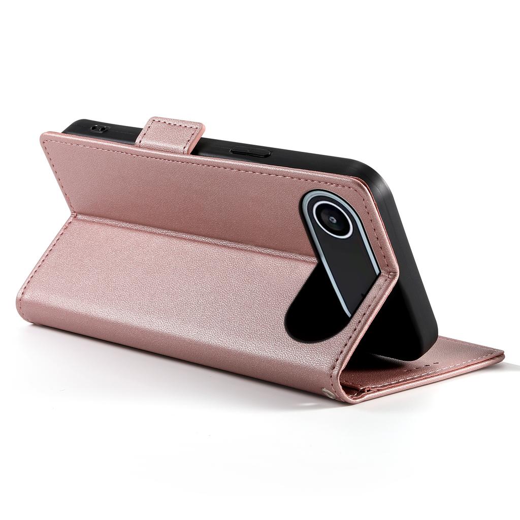 For iPhone 17 Air Stand Case PU Leather Wallet Phone Cover
