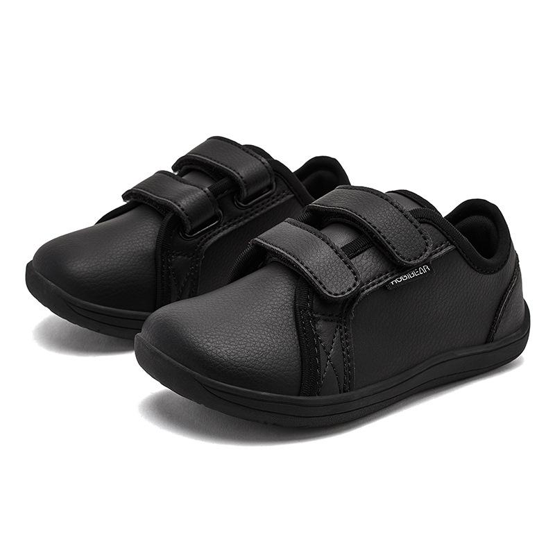 Boys Girls Shoes Kids Fashion Sneakers Lightweight Artificial Leather Walking Flats Wide Toe Barefoot School Shoes