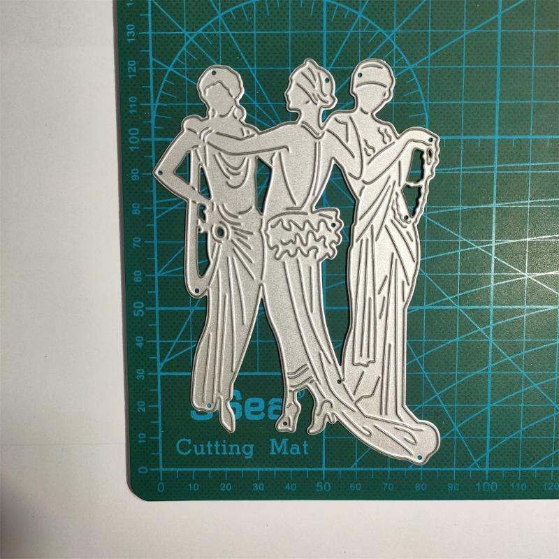 Dancing Girl Metal Cutting Dies Scrapbooking Stencils Die Cuts Card Embossing DIY Album Photo Template Molds Decorations