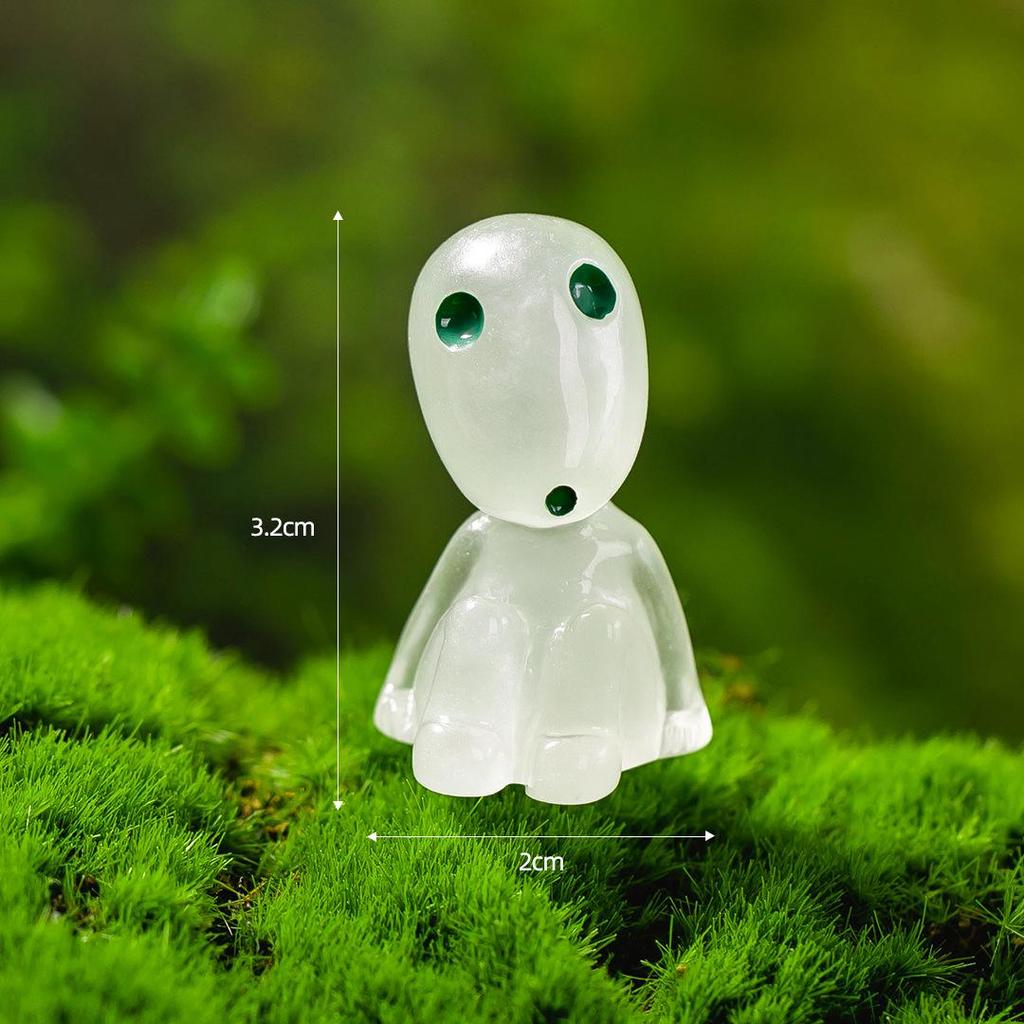 Princess Mononoke Luminous Tree Spirit Figurine - Glowing Anime Ornament