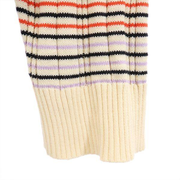 CHINTI & PARKER Silk Blend Border Pattern 7 Minutes Sleeve Sweater L Knit Women Used