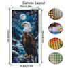 Diy Diamond Painting New Collection Eagle Full Square Round Drill Rhinestone Embroidery Animal Birds Mosaic Cross Stitch Kits Wall Decor