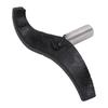 Curved Lathe Tool Rest Alloy Steel and Cast Iron 25mm Diameter Column Woodturning Lathe Tool Rest