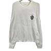 CHROME HEARTS Half Undershirt Print L/S Shirt Tops L whiteUsed