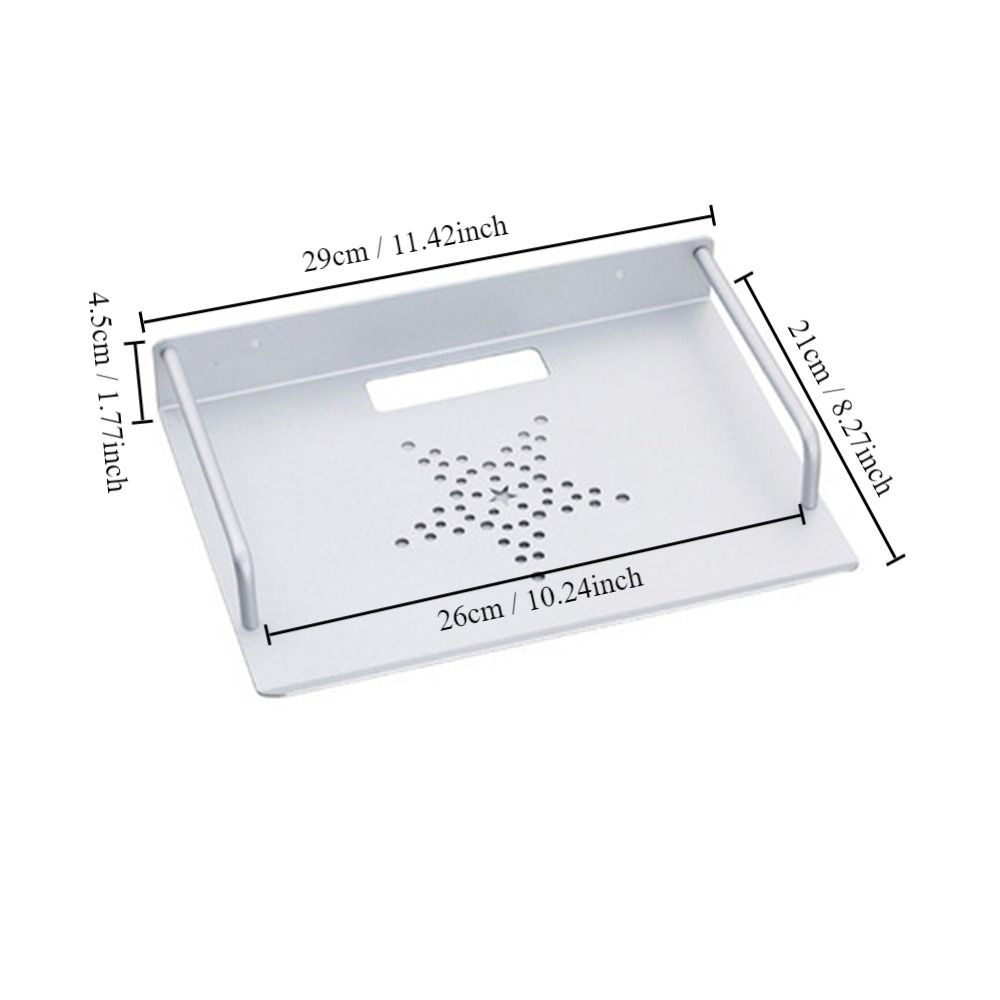 

Многофункциональная стойка для роутера, настенное крепление, держатель для проектора, прочная полка для проектора, гостиная, спальня серебряный