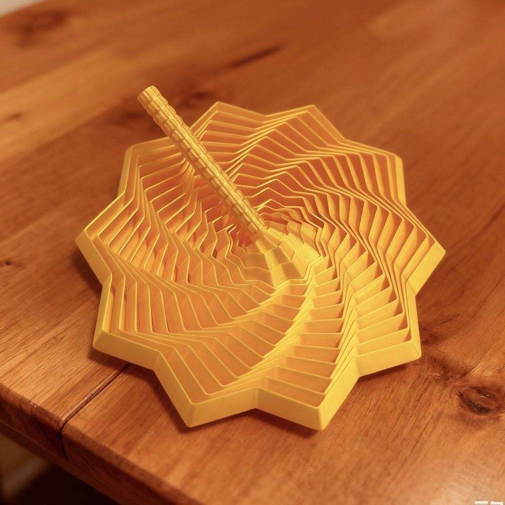 Geometric Design Fractal Fidget Star Model Expanded Expanded Sensory Model  Office/School